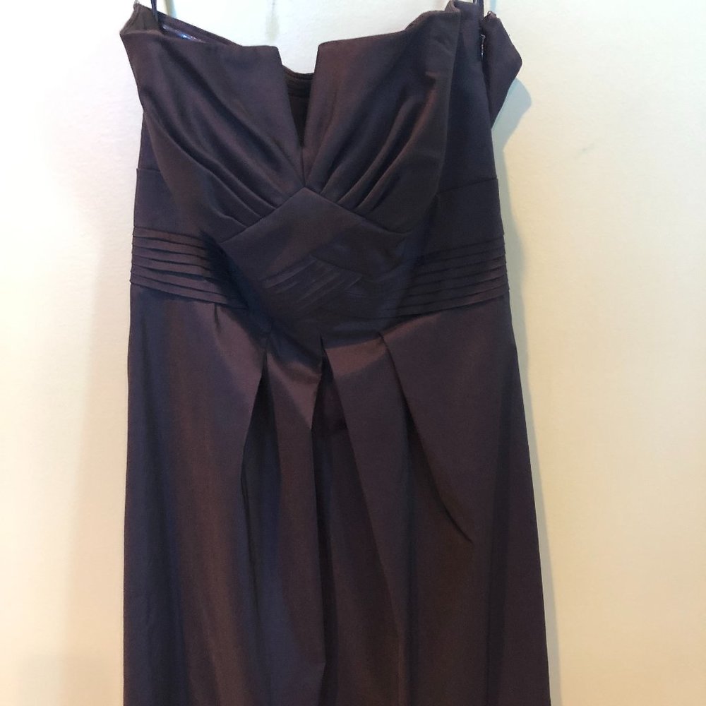 Strapless Black cocktail dress